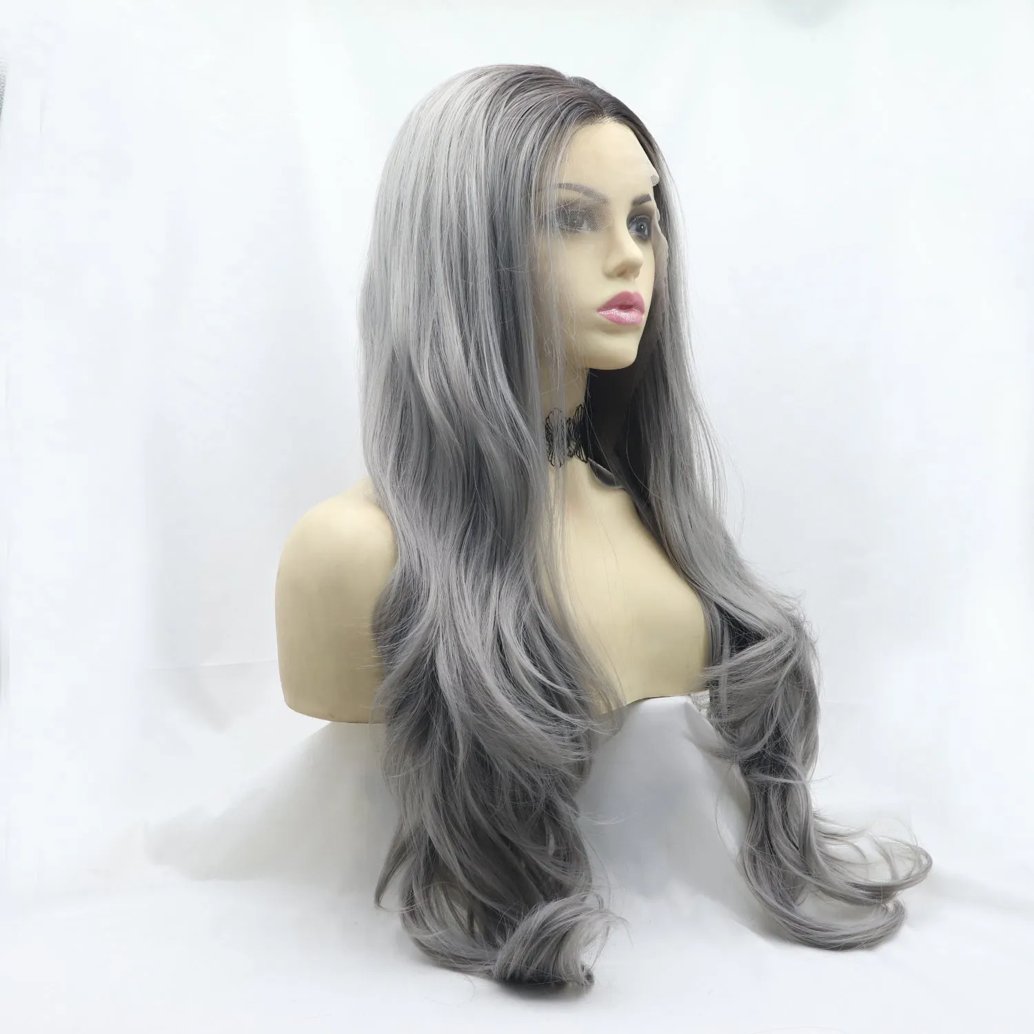 Hazel Blues® |  13*3" Lace Front Wigs Synthetic Long Wavy 24" 130% Density