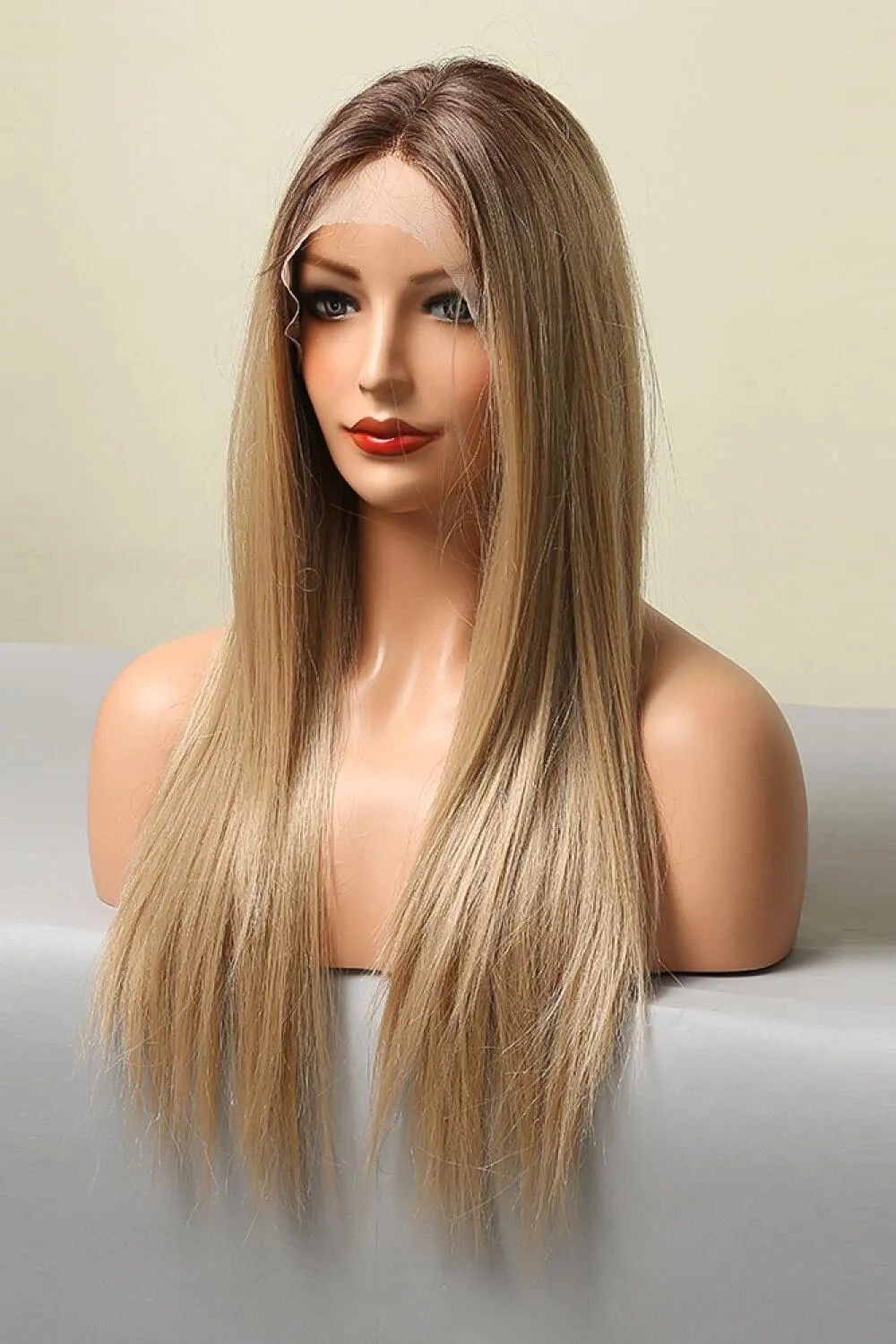 Hazel Blues® | Dirty Blonde Lace Front Wigs Synthetic Long Straight 26''