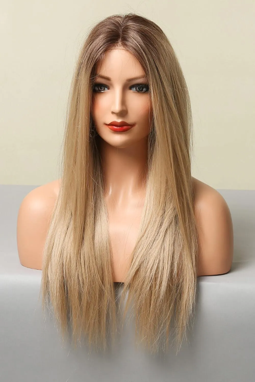 Hazel Blues® | Dirty Blonde Lace Front Wigs Synthetic Long Straight 26''