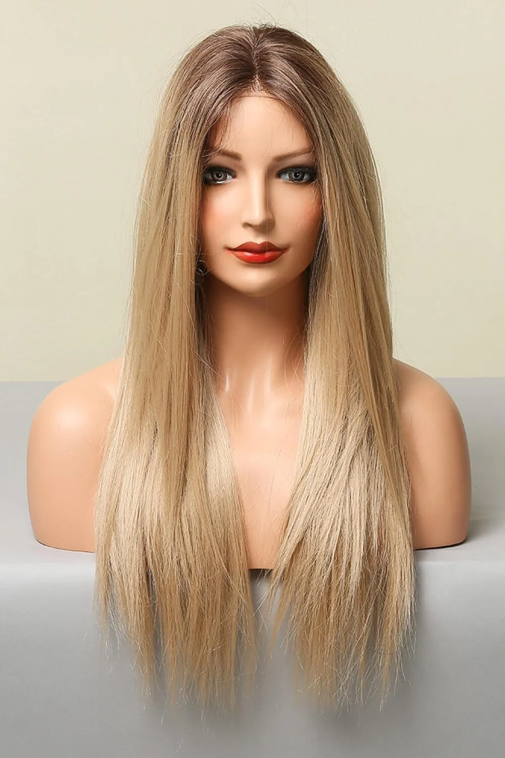 Hazel Blues® | Dirty Blonde Lace Front Wigs Synthetic Long Straight 26''
