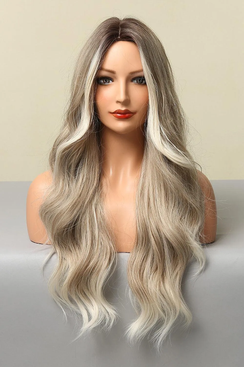 Hazel Blues® | Full Machine Made Long Wave Wigs 26''