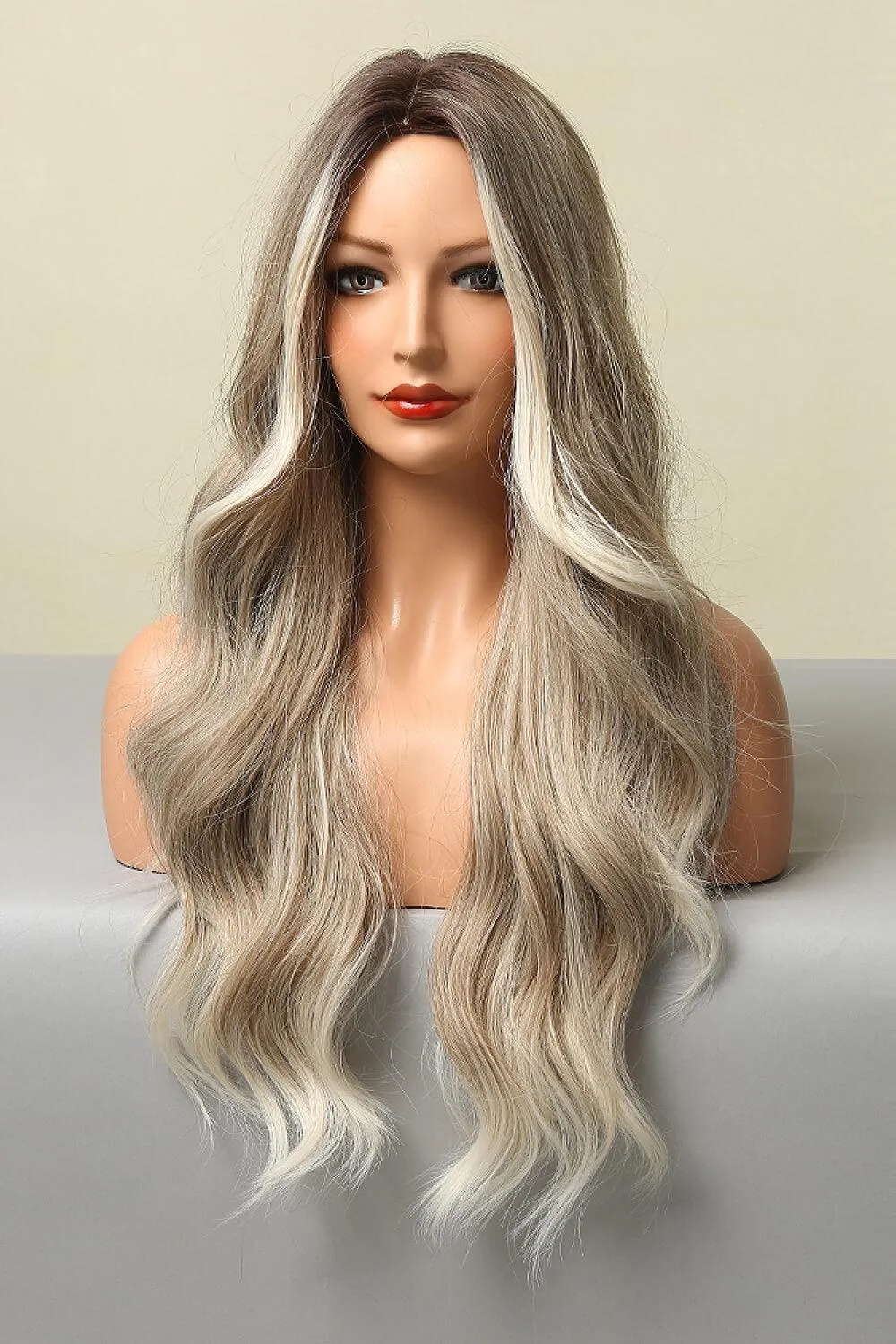 Hazel Blues® | Full Machine Made Long Wave Wigs 26''