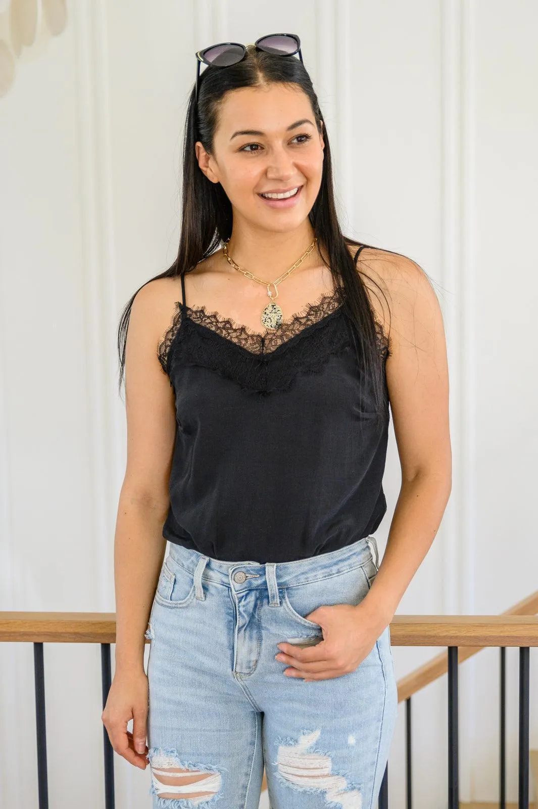 Hazel Blues® | Infinite Memories Lace Bodysuit In Black