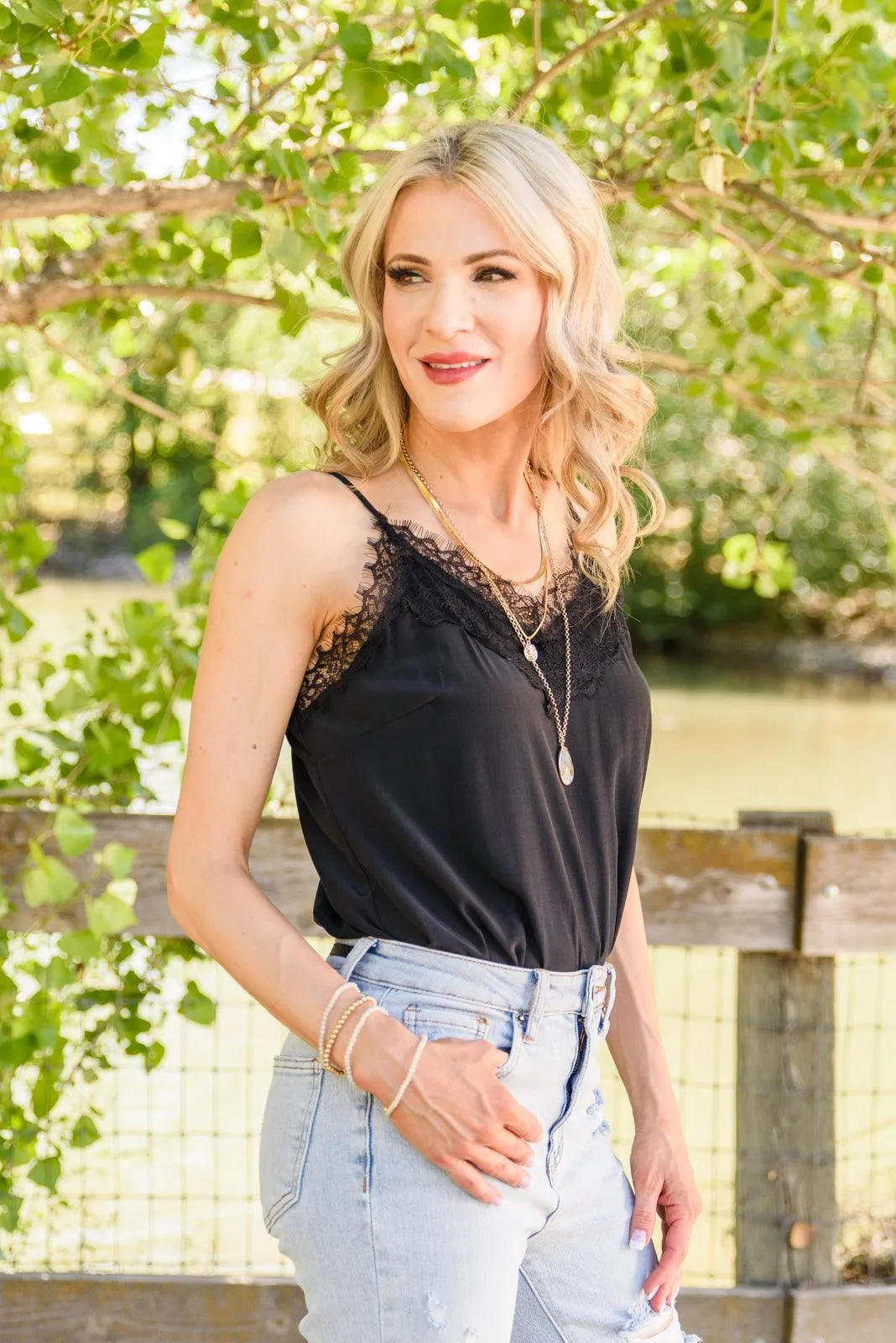 Hazel Blues® | Infinite Memories Lace Bodysuit In Black