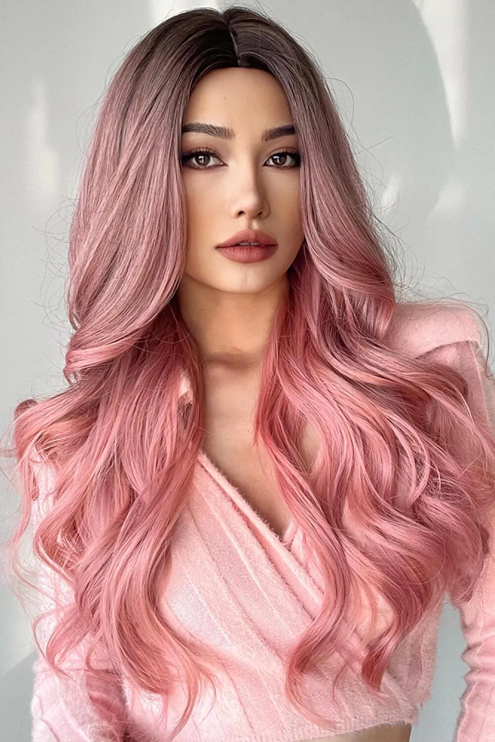 Hazel Blues® |  Synthetic Long Wigs in Pink 26''
