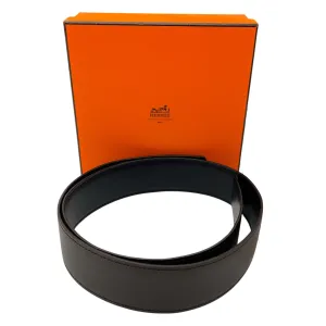 Hermes Black / Brown 2009 Reversible 42mm Leather Belt Strap