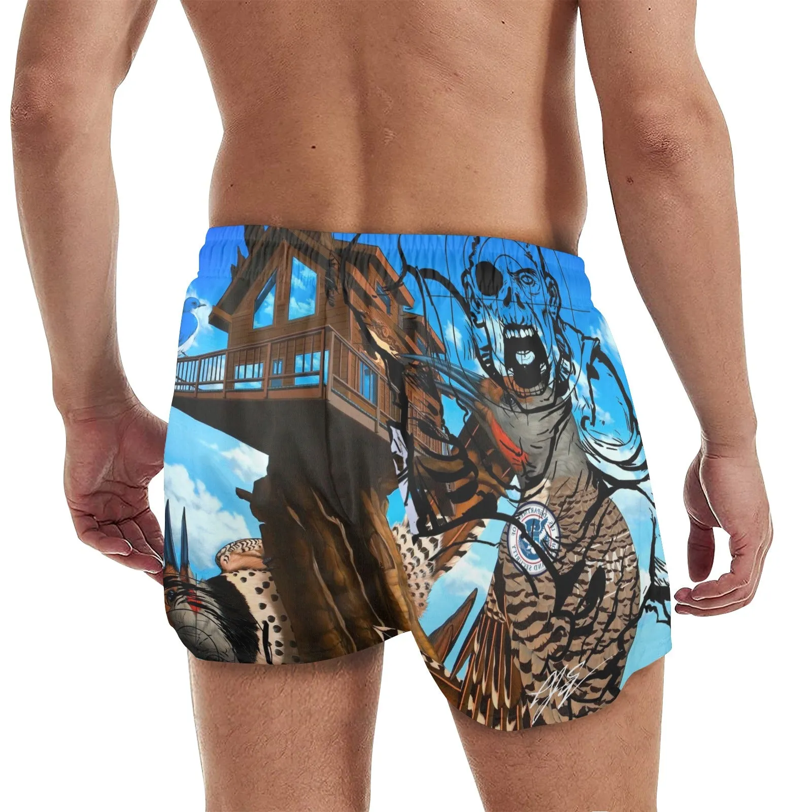 Home Invasion Men's Beach Shorts