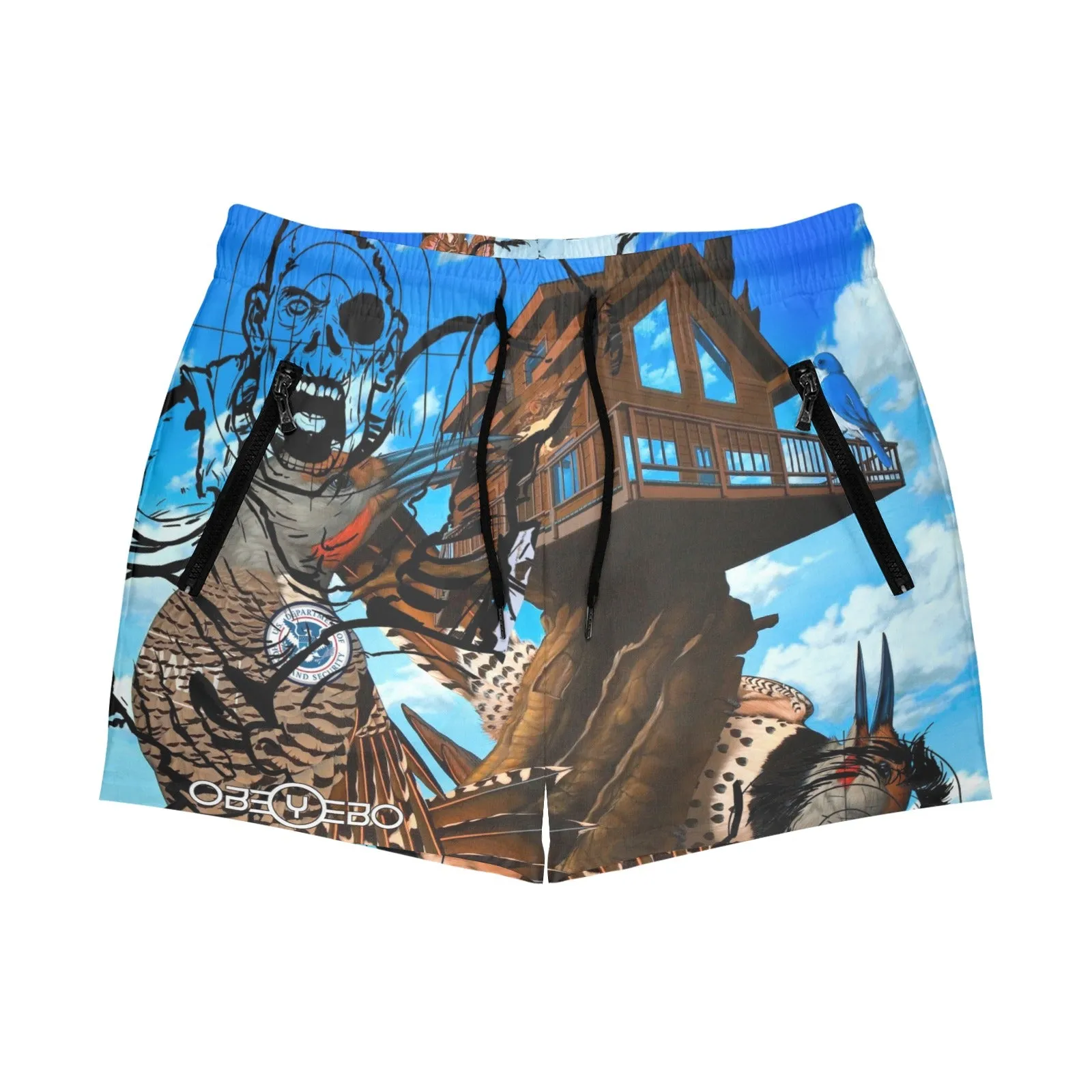 Home Invasion Men's Beach Shorts