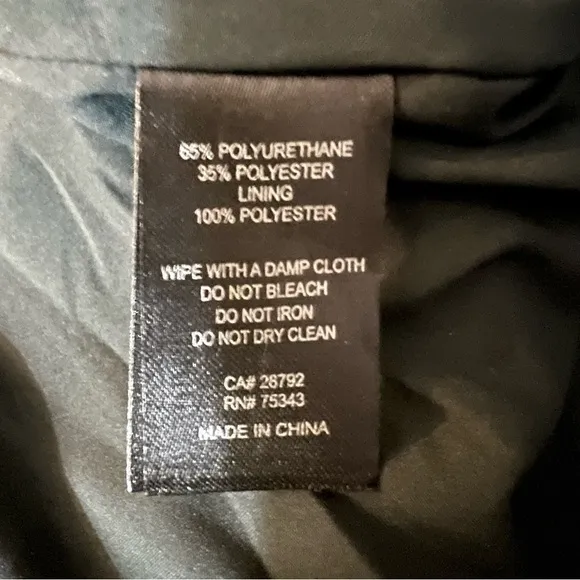 HOUSE OF HARLOW 1960 Green Faux Leather Mini A-Line Skirt Size 4