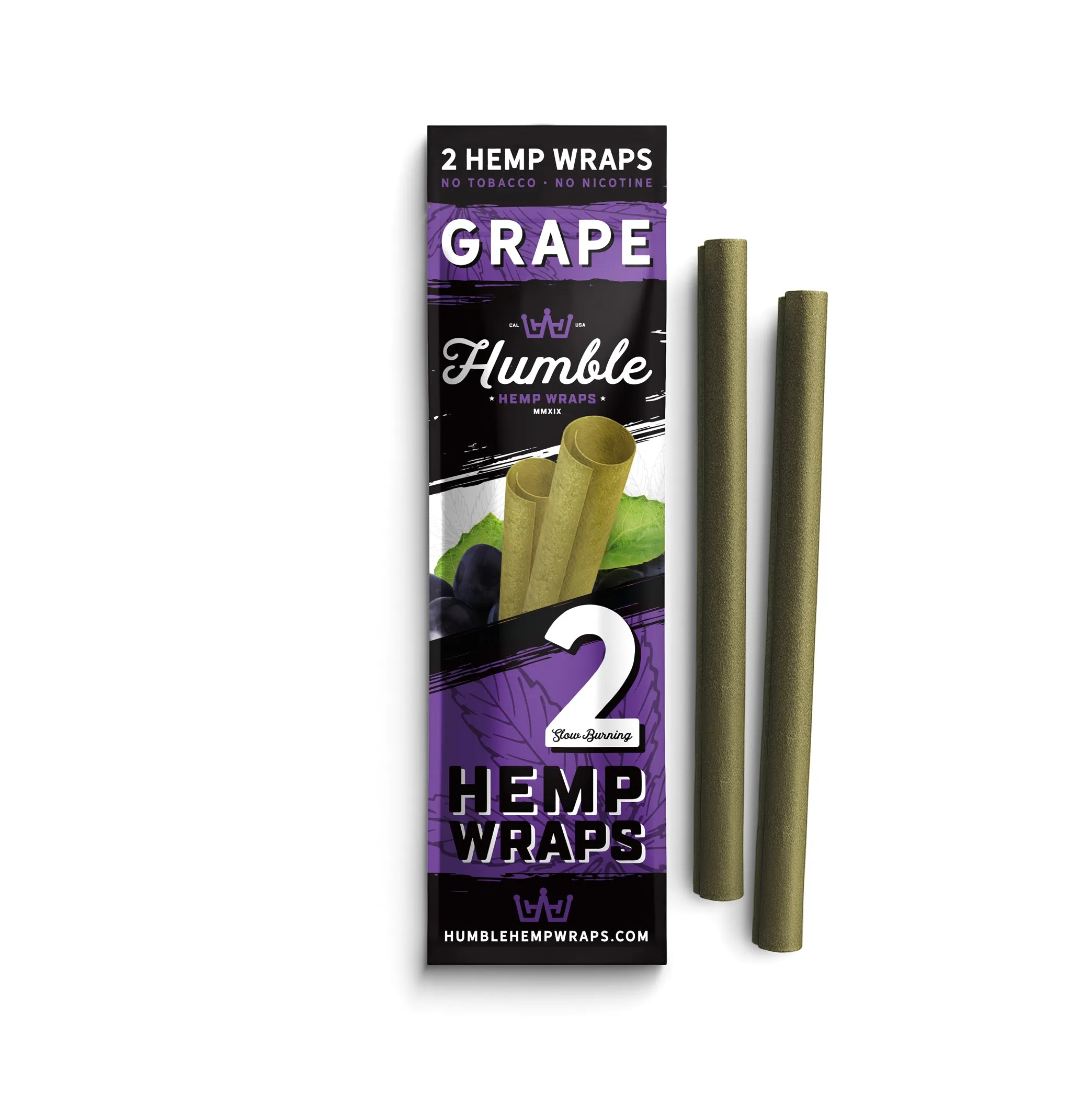 Humble Hemp Wraps - Grape Flavor - 25 Pack