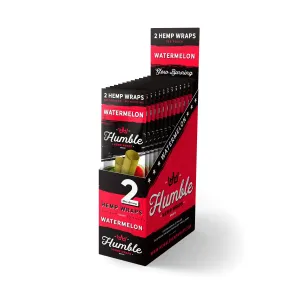 Humble Hemp Wraps - Watermelon Flavor - 25 Pack