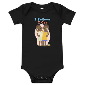 'I believe I can' Baby short sleeve one piece