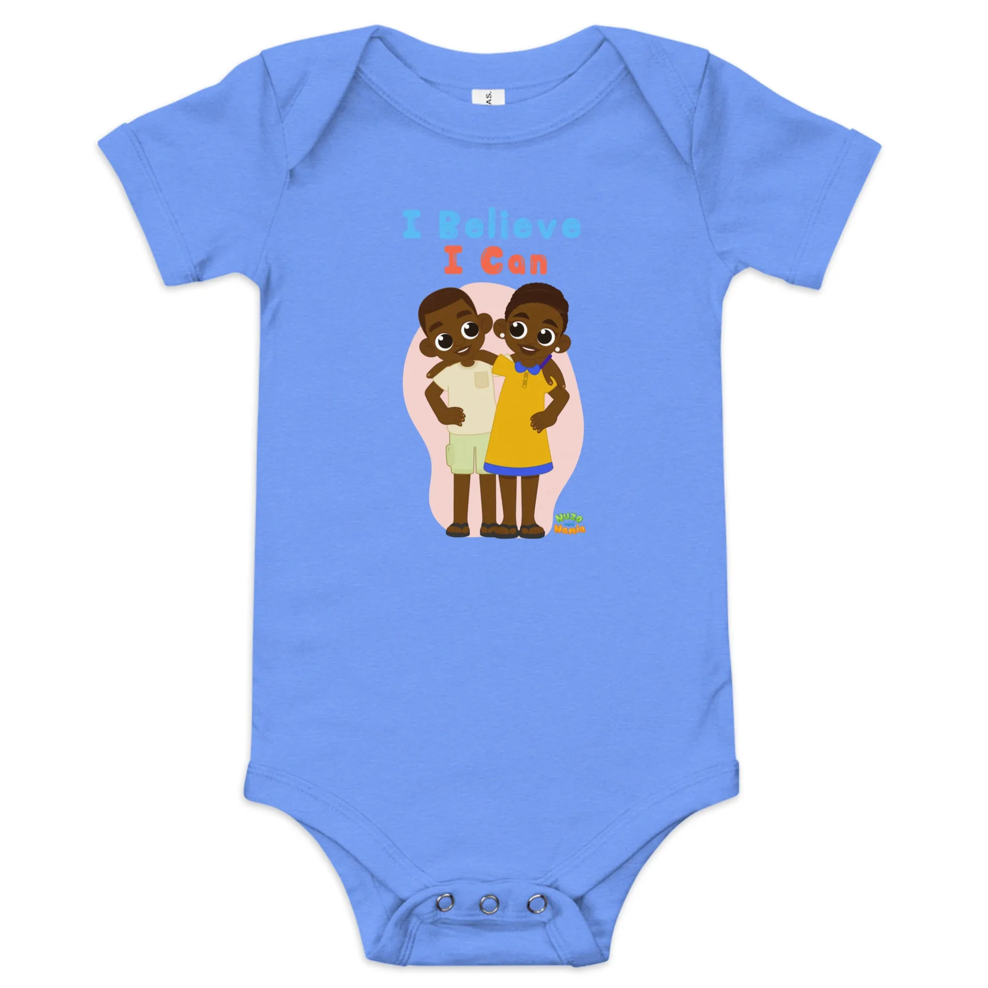 'I believe I can' Baby short sleeve one piece