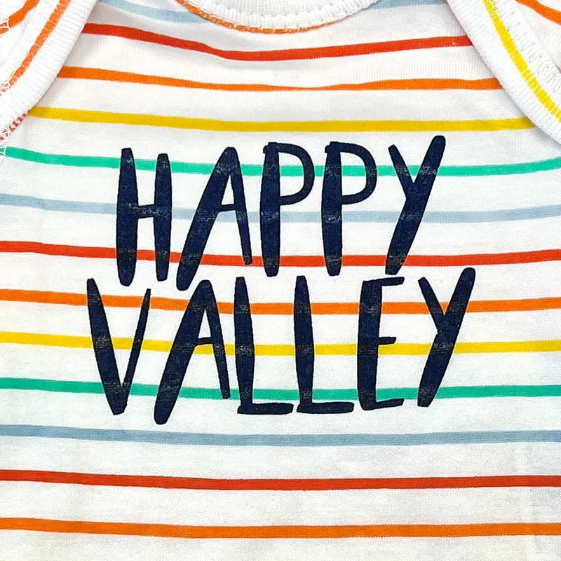 Infant Happy Valley Striped Onesie