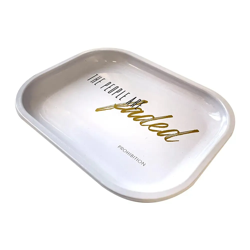 Inhal'Nation - Small Metal Rolling Rolling Tray