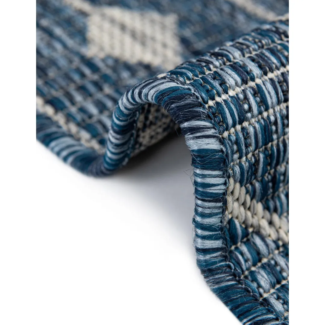 Innsbrook Southwestern Power Loom Teal Indoor/Outdoor Area Rug Laurel Foundry Modern Farmhouse® Rug Size: Square 8'