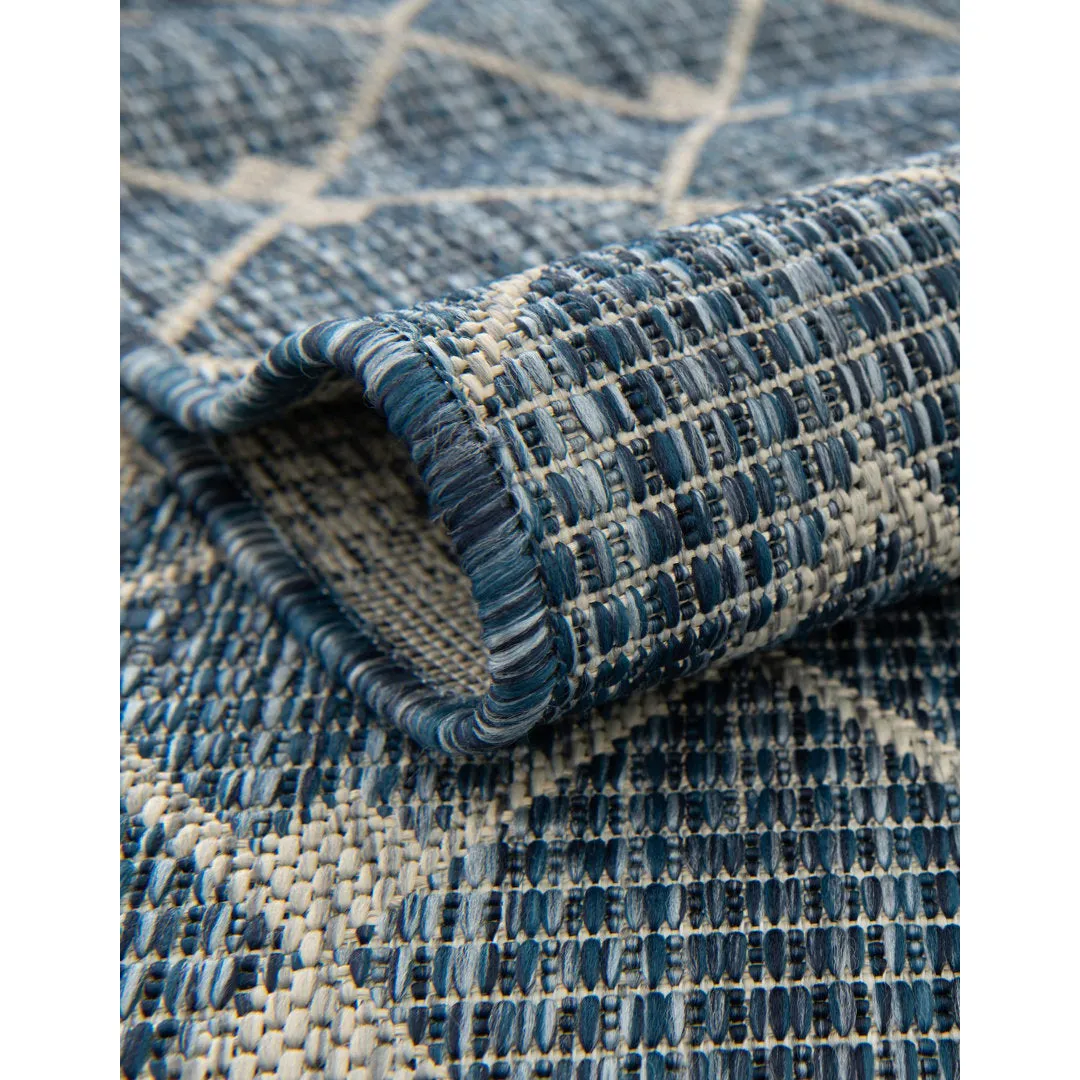 Innsbrook Southwestern Power Loom Teal Indoor/Outdoor Area Rug Laurel Foundry Modern Farmhouse® Rug Size: Square 8'
