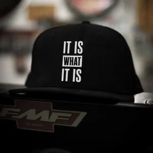 It Is What It Is Printed Baseball Cap