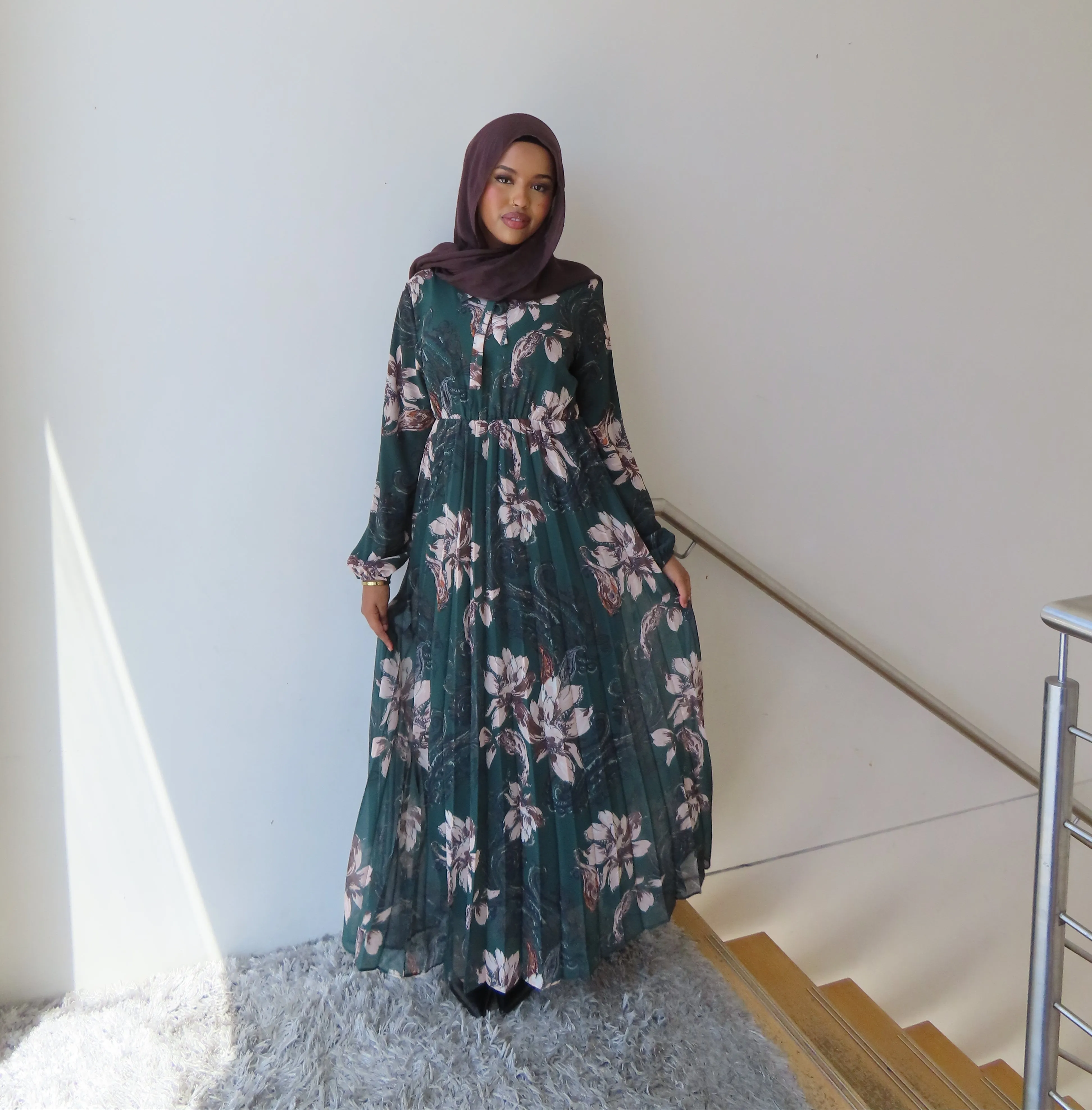 Jade Pattern Dress