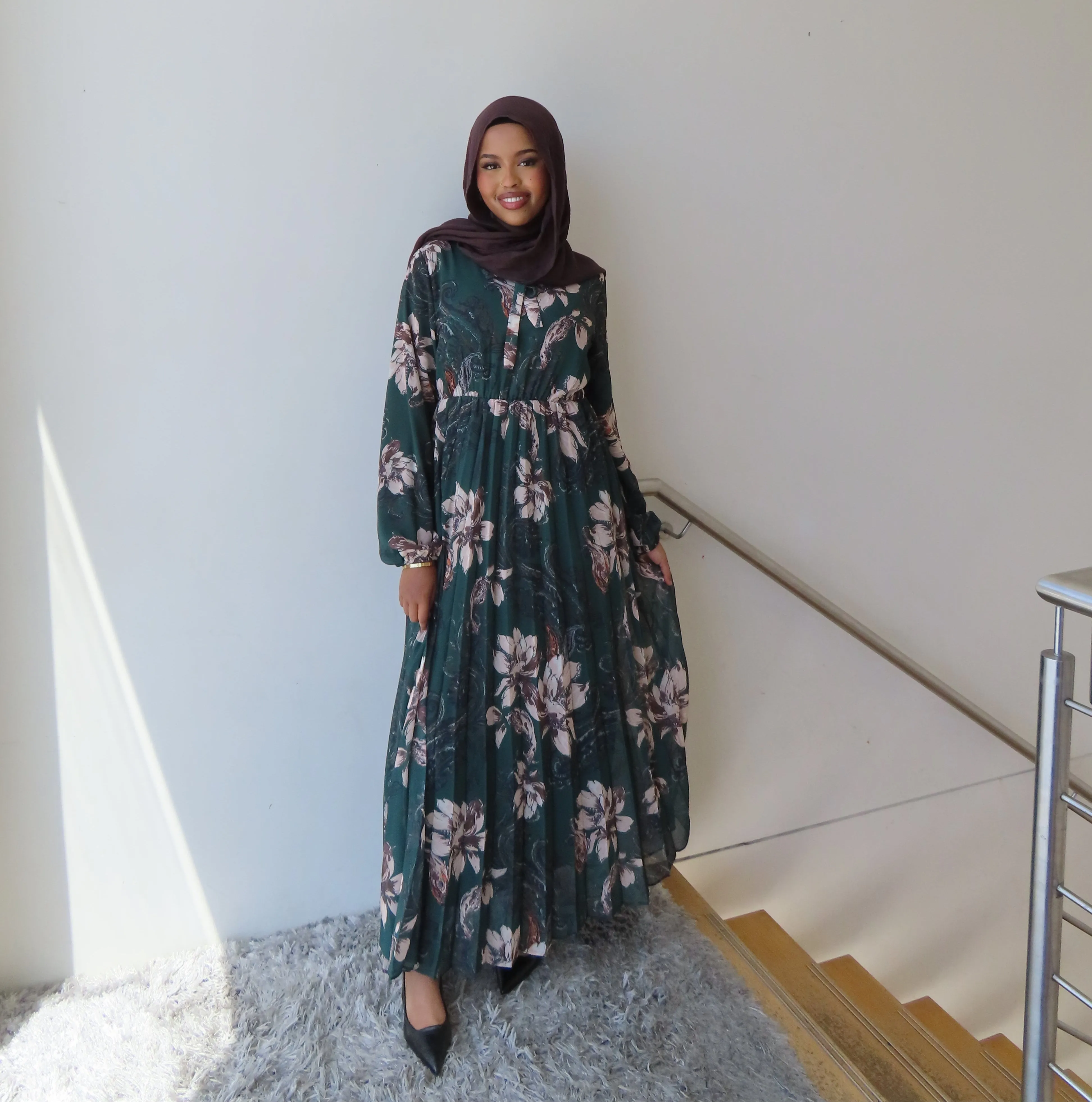 Jade Pattern Dress