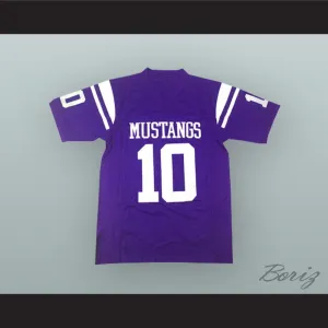 Jimmy Garoppolo 10 Rolling Meadows High School Mustangs Purple Football Jersey