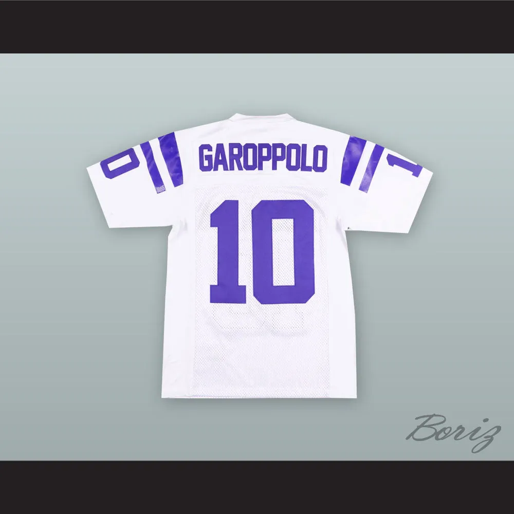 Jimmy Garoppolo 10 Rolling Meadows High School Mustangs White Football Jersey