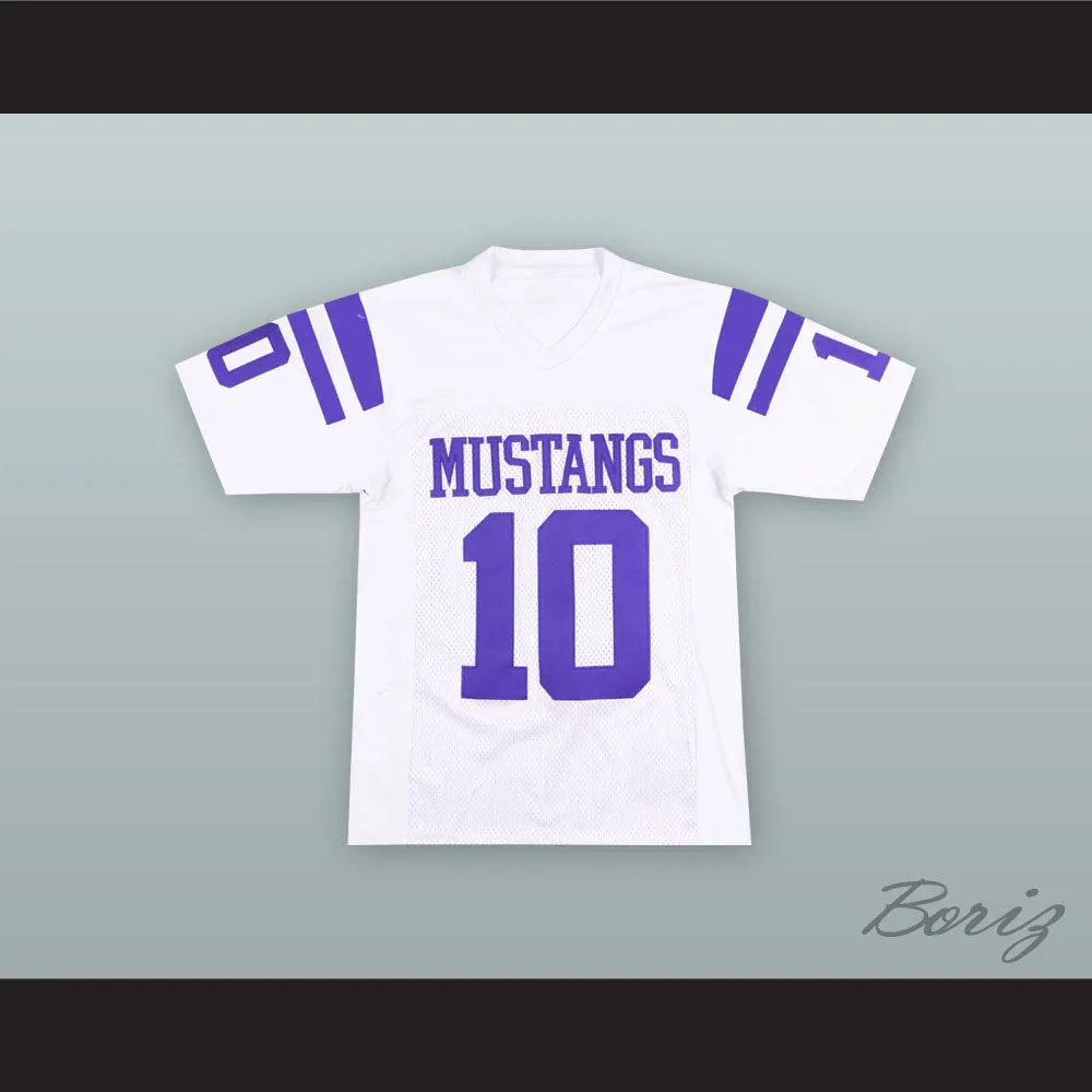 Jimmy Garoppolo 10 Rolling Meadows High School Mustangs White Football Jersey