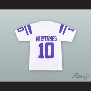 Jimmy Garoppolo 10 Rolling Meadows High School Mustangs White Football Jersey