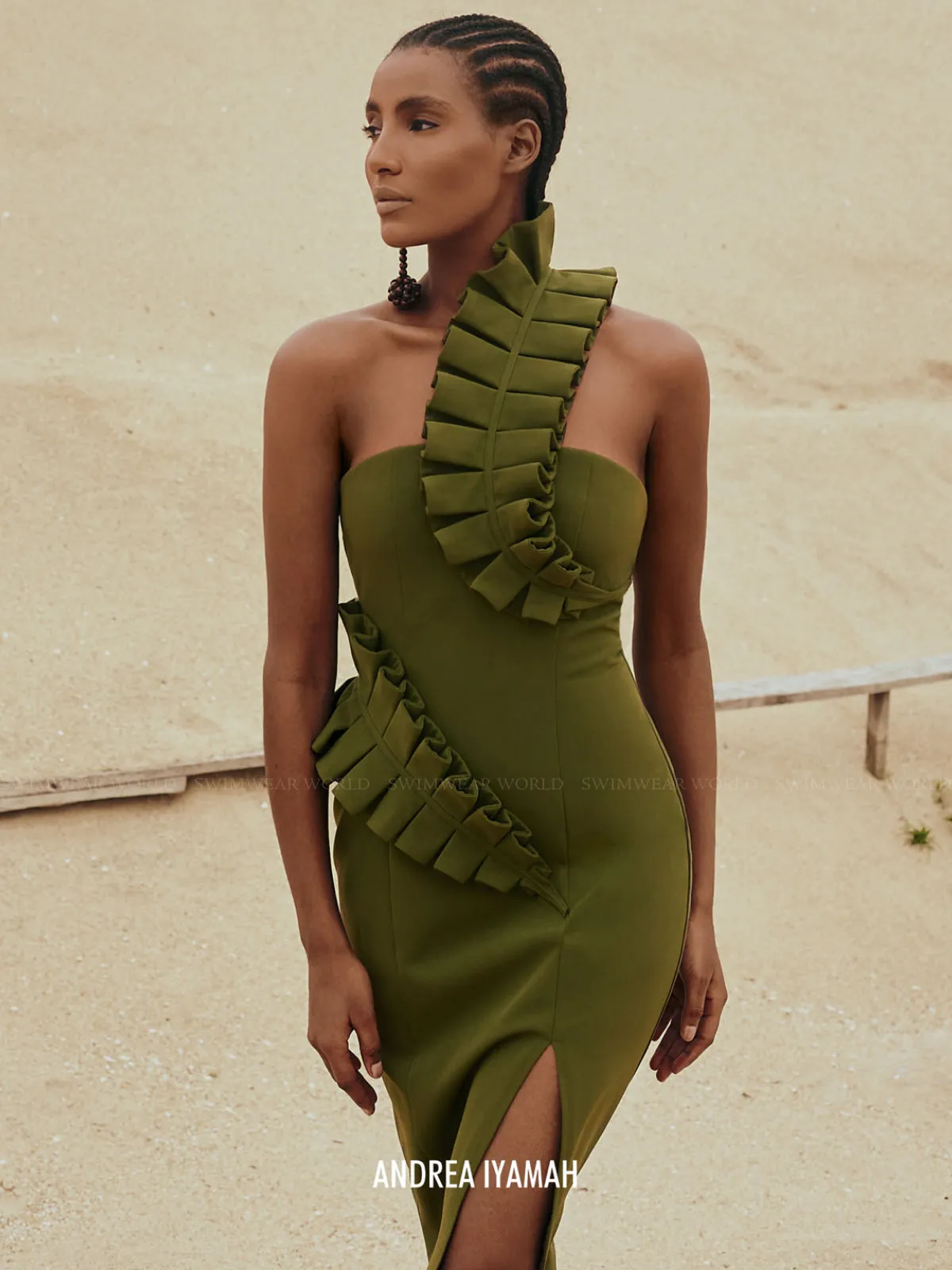 Kamala Midi Dress ::RET