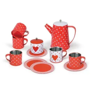 Kaper Kids Hearts Tea Set