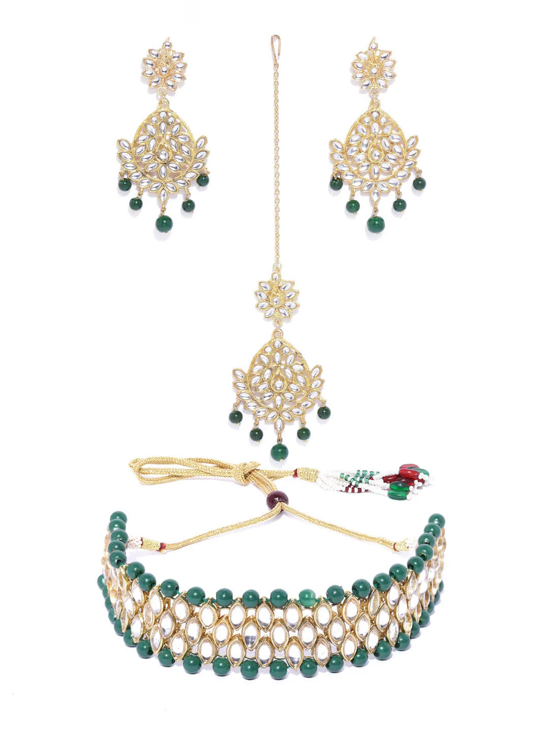 Karatcart Kundan Choker Necklace Set