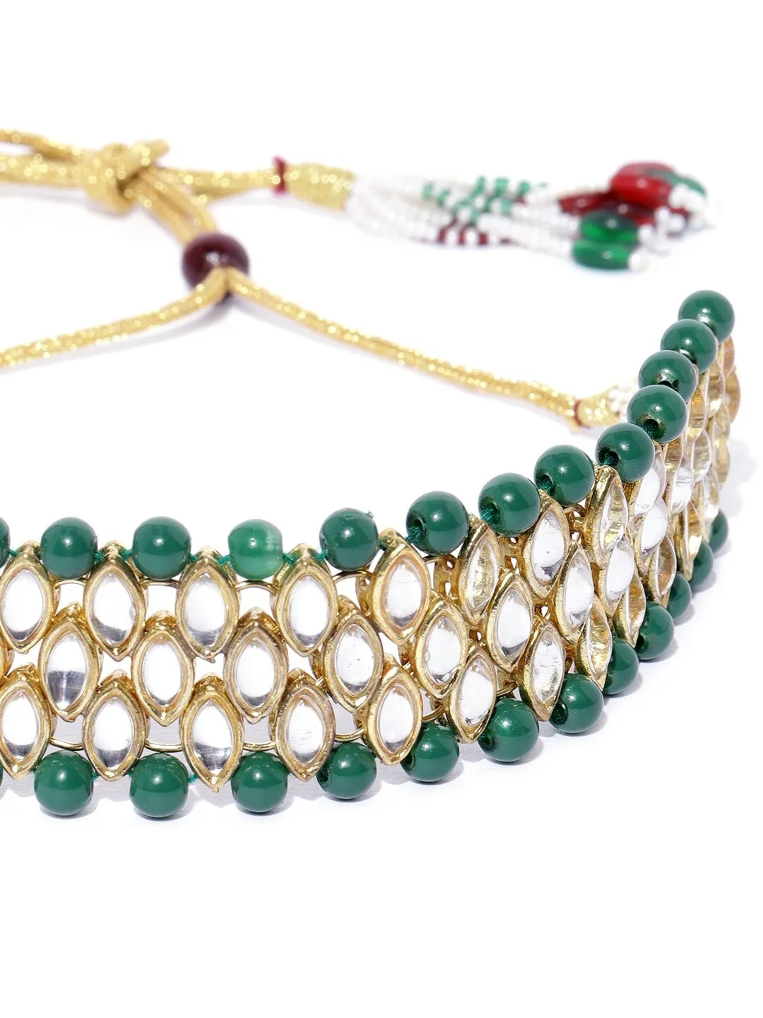 Karatcart Kundan Choker Necklace Set