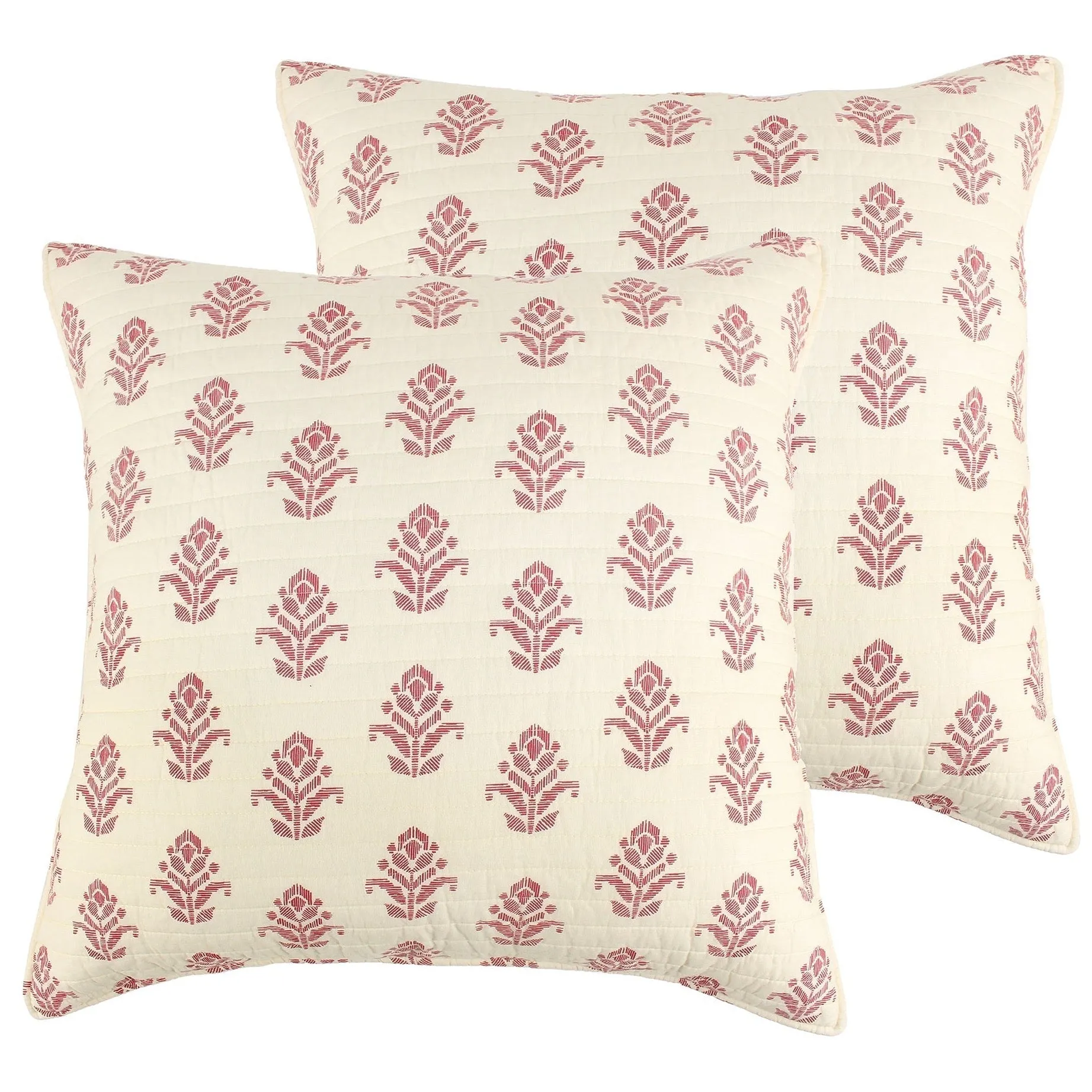 Khotan Red Euro Sham Set of 2