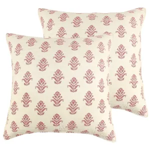 Khotan Red Euro Sham Set of 2
