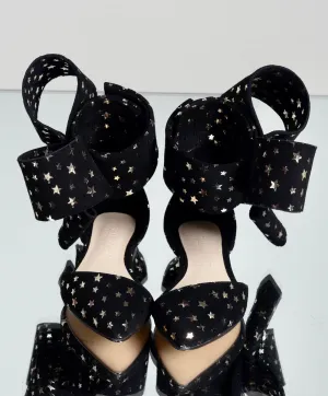 KIDS BOW FLAT STAR PRINT