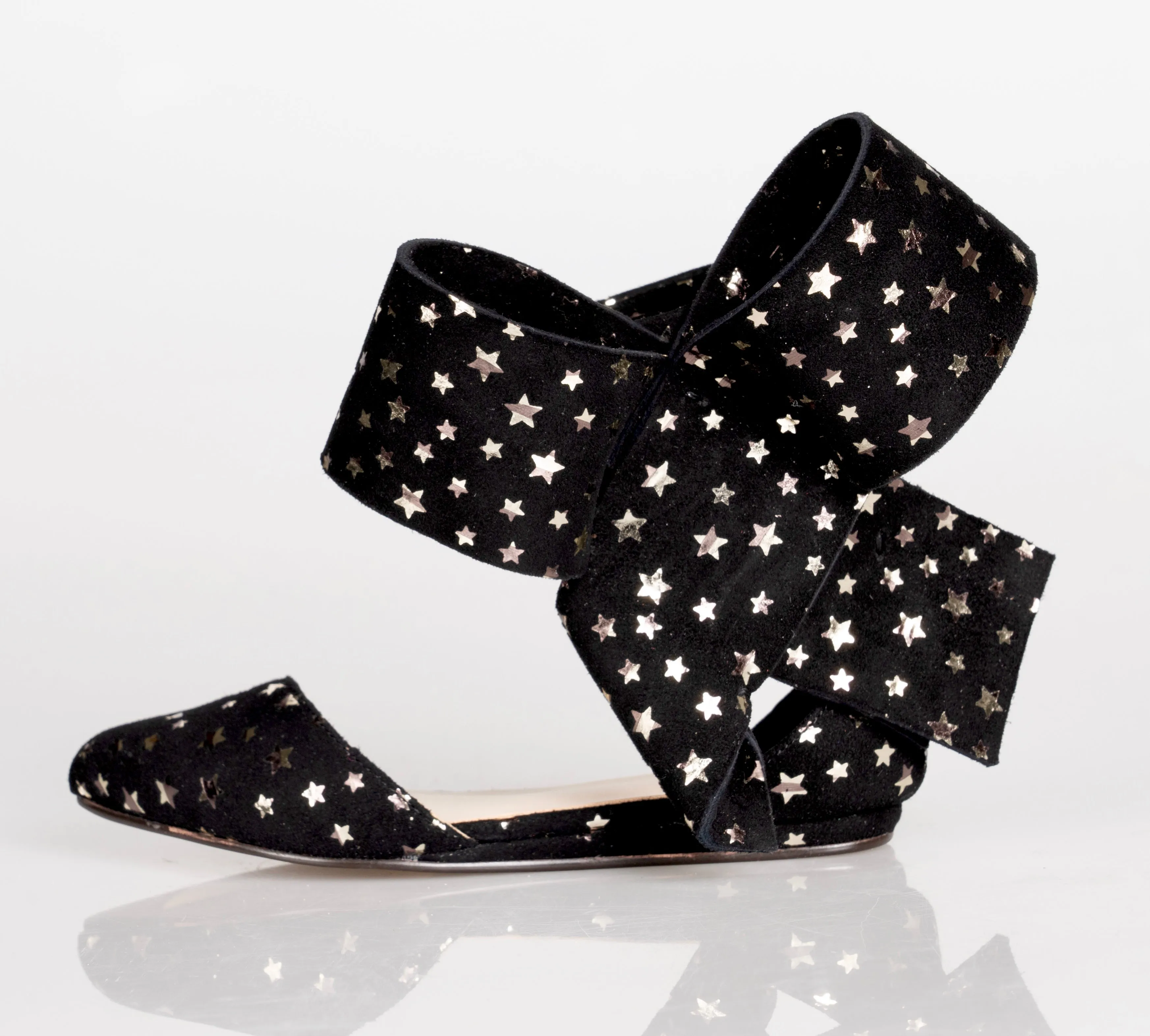 KIDS BOW FLAT STAR PRINT
