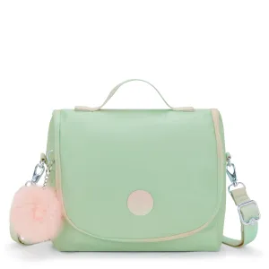 Kipling New Kichirou Soft Green Met Large Lunch Bag with Trolley Sleeve C2I5356-5KY