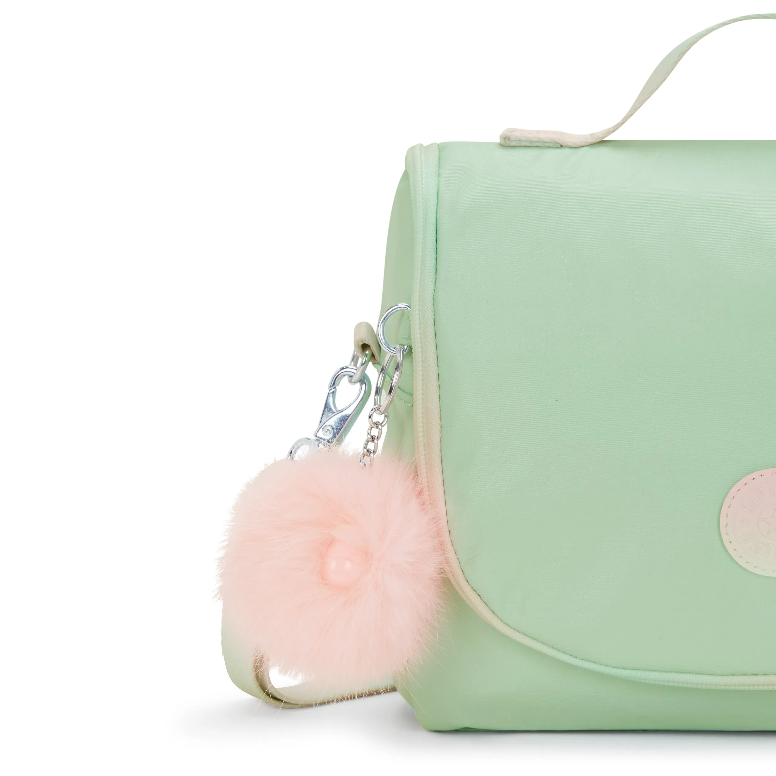 Kipling New Kichirou Soft Green Met Large Lunch Bag with Trolley Sleeve C2I5356-5KY