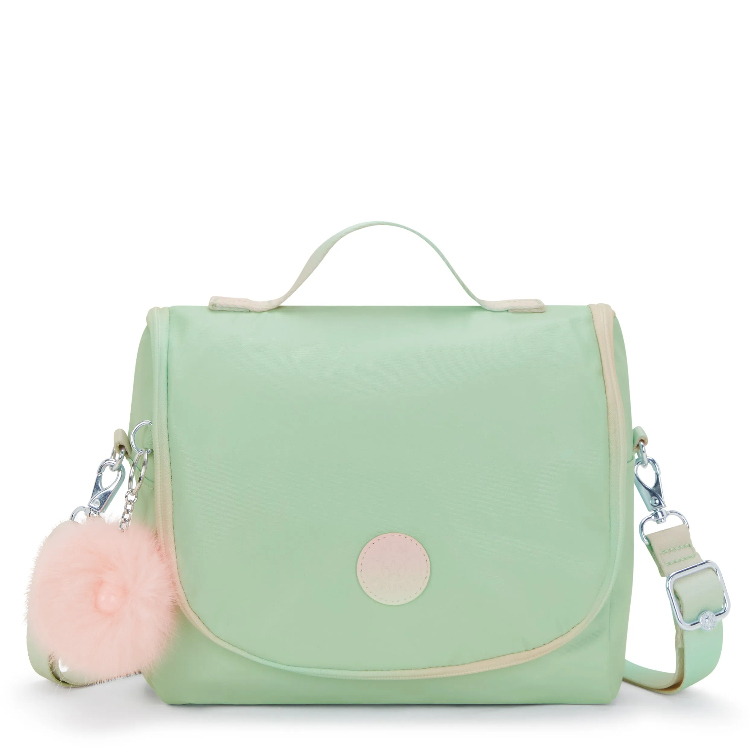 Kipling New Kichirou Soft Green Met Large Lunch Bag with Trolley Sleeve C2I5356-5KY