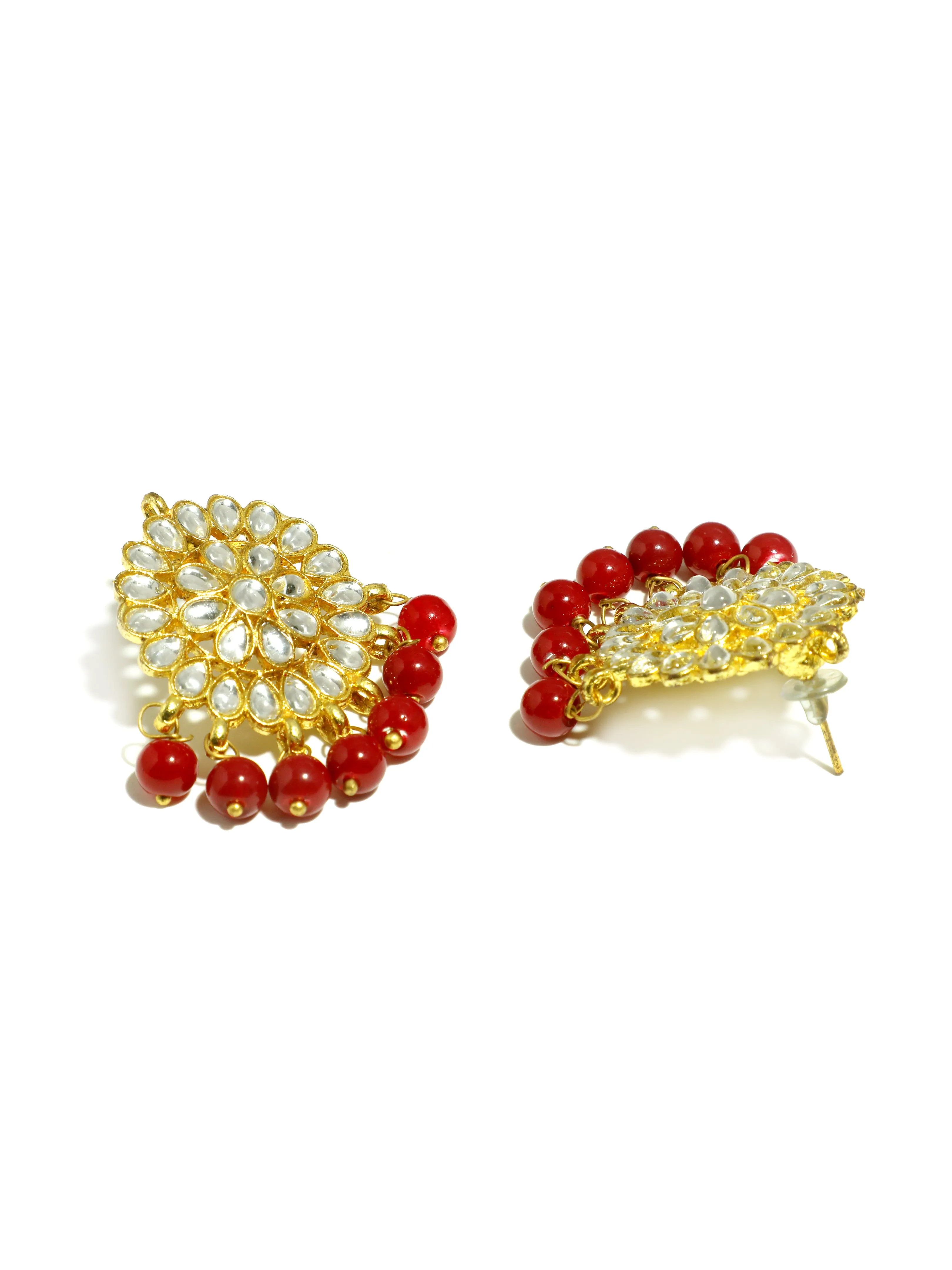 Kundan Red Choker Necklace Set