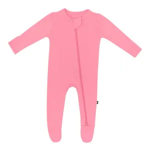 Kyte Baby Zippered Footie (Guava)