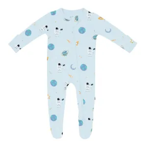 Kyte Baby Zippered Footie in Ice Space