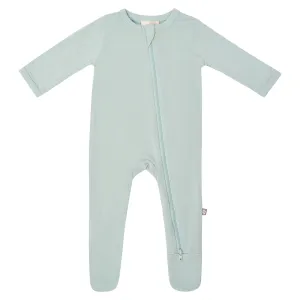 Kyte Zippered Footie- Sage