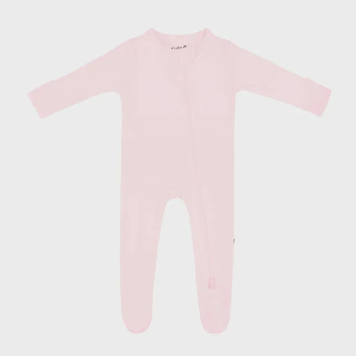 Kyte Zippered Footie-Sakura
