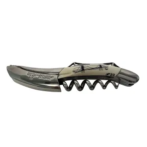 Laguiole en Aubrac Sommelier Waiter's Corkscrew With Mammoth Ivory Handle & Special Edition Carving