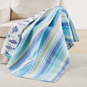 Laida Beach Quilted Throw