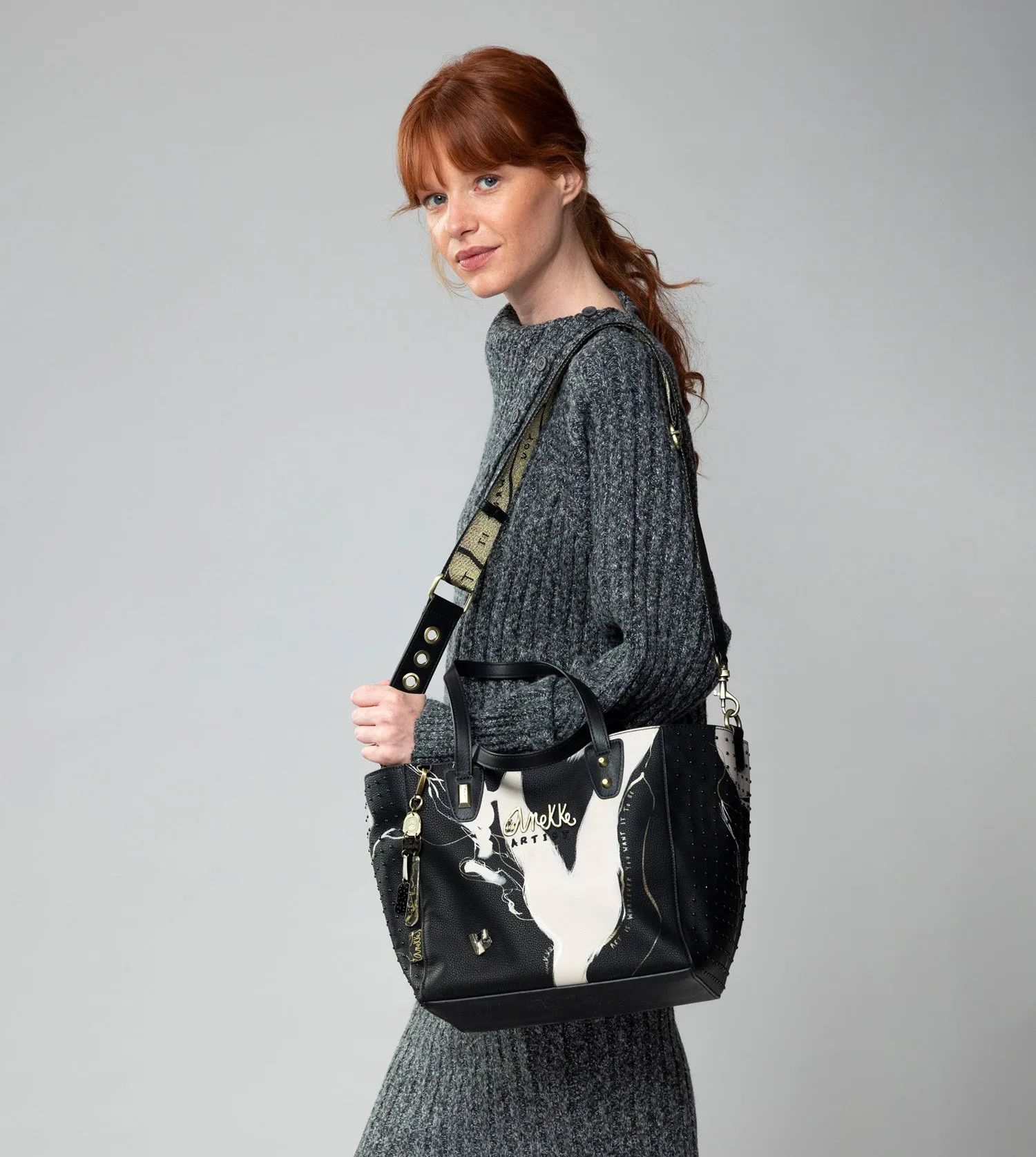Large black shopper Nature Shodō