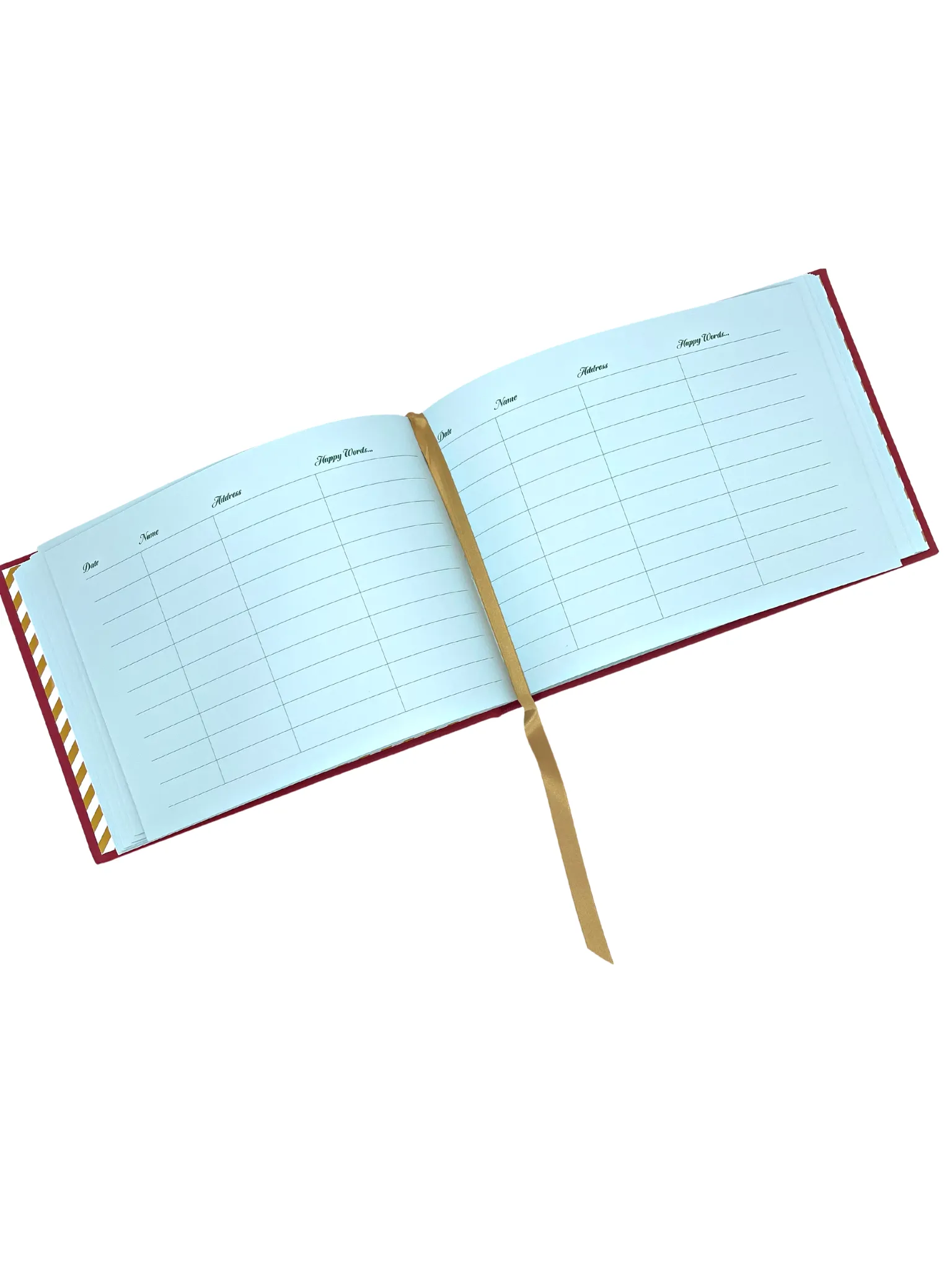 Leather Bound Visitors Guest Book