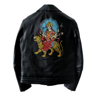 LEATHER DOUBLE RIDERS JACKET "DURGA"