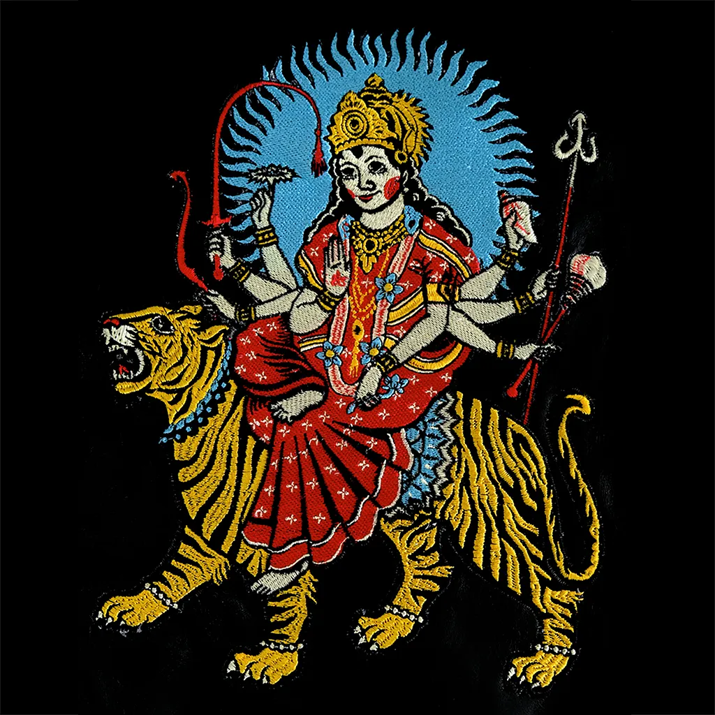 LEATHER DOUBLE RIDERS JACKET "DURGA"